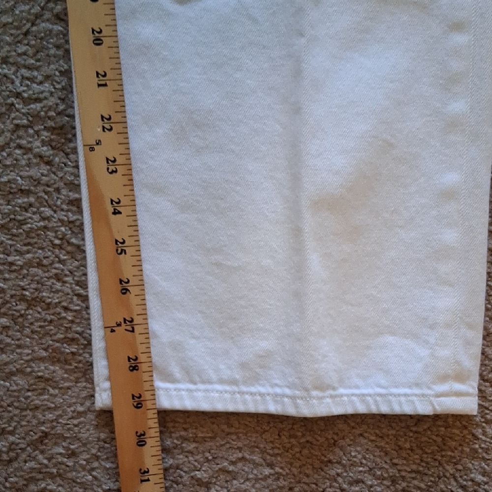 Joe's The Ryan Low Slung Denim Jeans White Wide Leg Women's Jeans - Picture 9 of 10